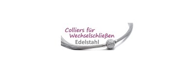 Colliers fr Wechselschlieen - Edelstahl