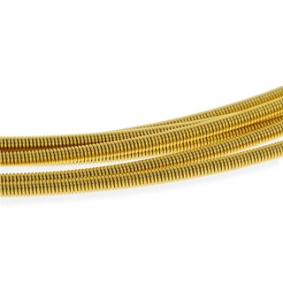Meterware: Softspirale 2,00 mm vergoldet