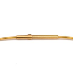 Armreif: Softspirale 1,40 mm vergoldet DCV Edelstahl vergoldet