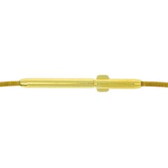 Elasticspirale 1,10 mm vergoldet 50 cm DCV Edelstahl vergoldet