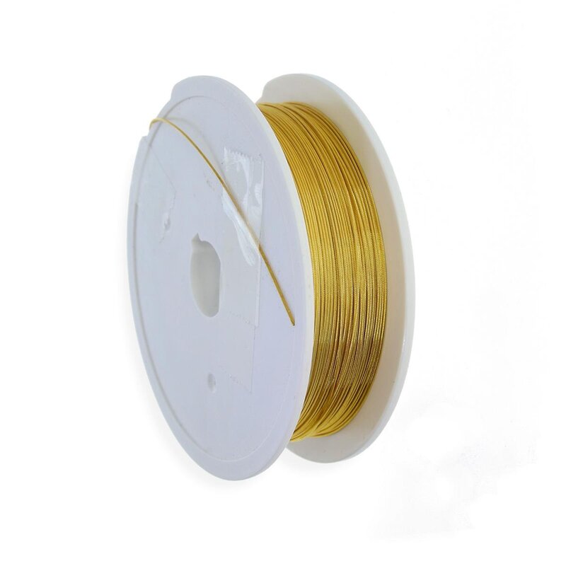Meterware: Seil 0,36 mm vergoldet