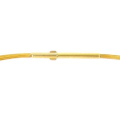 Litze 0,30 mm 15-reihig vergoldet Sonderlnge DCV Edelstahl vergoldet