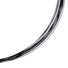 Seil 0,36 mm 15-reihig pure black 38 cm DCV Edelstahl