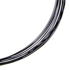 Seil 0,36 mm 23-reihig pure black 38 cm DCV Edelstahl