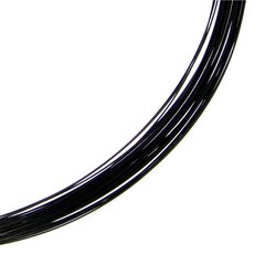 Seil 0,36 mm 33-reihig pure black 38 cm DCV Edelstahl