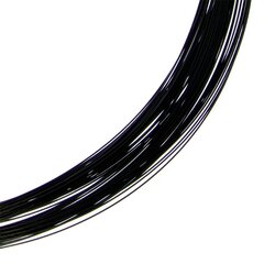 Seil 0,36 mm 55-reihig pure black 38 cm DCV Edelstahl