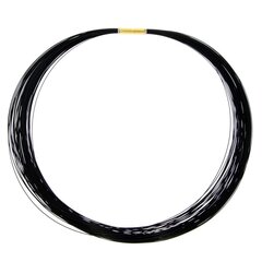 Seil 0,36 mm 70-reihig pure black Sonderlnge DCV vergoldet