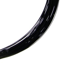 Seil 0,36 mm 70-reihig pure black Sonderlnge DCV vergoldet