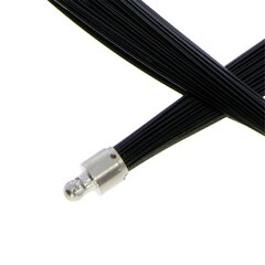 Seil 0,36 mm 70-reihig pure black W.-Schliee