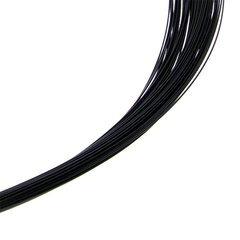 Seil 0,36 mm 70-reihig pure black W.-Schliee