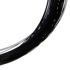 Seil 0,36 mm 115-reihig pure black 38 cm DCV Edelstahl