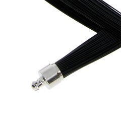 Seil 0,36 mm 115-reihig pure black W.-Schliee