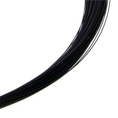 Seil 0,36 mm 115-reihig pure black W.-Schliee
