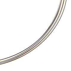 Seil 0,36 mm 7-reihig pure black bicolor gelb Sonderlnge DCV vergoldet