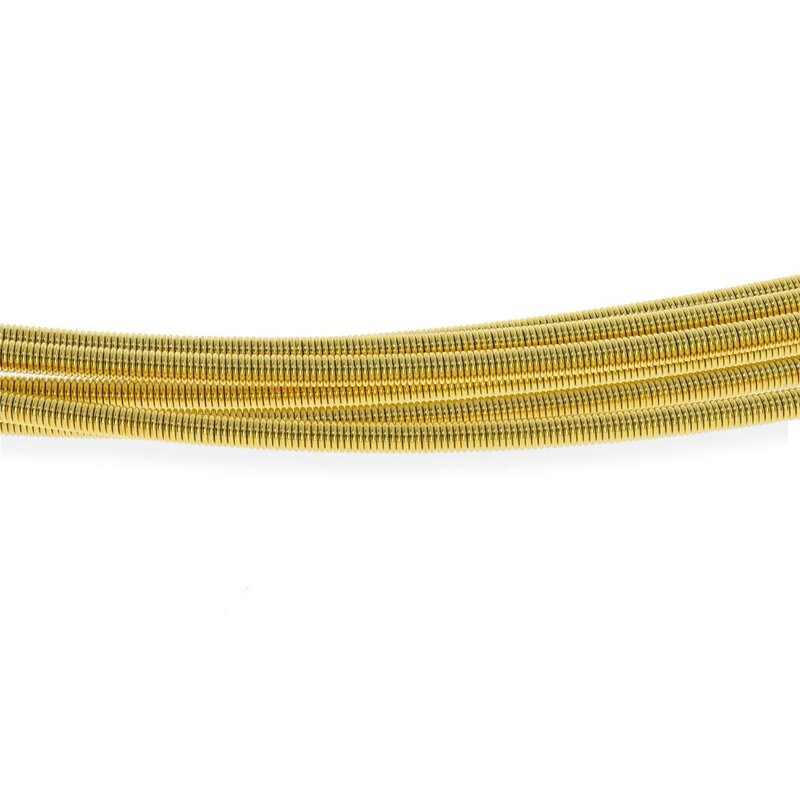 Meterware: Softspirale 1,40 mm vergoldet