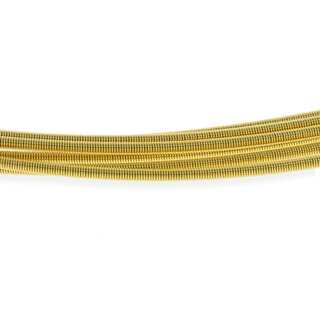 Meterware: Softspirale 1,40 mm vergoldet