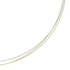 Elasticspirale 0,50 mm 3-reihig bicolor Stahlkern Sonderlnge DCV 750/GG