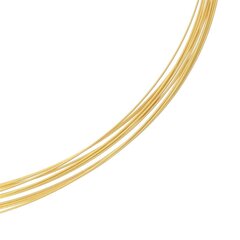 Tonda-Flex 0,50 mm 12-reihig vergoldet Sonderlnge DCV Edelstahl vergoldet