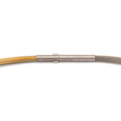 Seil 0,36 mm 23-reihig bicolor 48 cm DCV vergoldet
