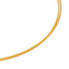 Seil 0,36 mm 7-reihig vergoldet 48 cm DCV Edelstahl vergoldet