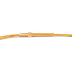 Seil 0,36 mm 7-reihig vergoldet 48 cm DCV Edelstahl vergoldet