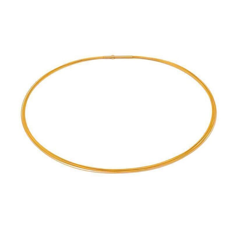 Seil 0,36 mm 11-reihig vergoldet 43 cm
