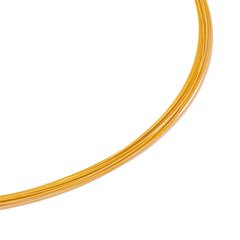 Seil 0,36 mm 11-reihig vergoldet 43 cm DCV Edelstahl vergoldet