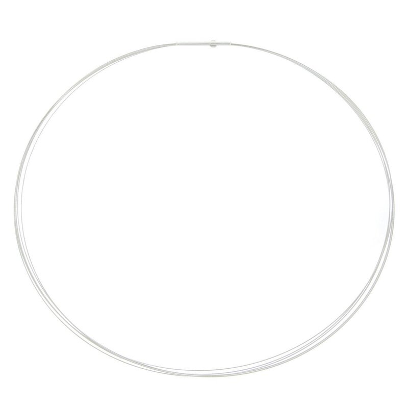 Elasticspirale 0,50 mm 5-reihig Stahlkern DCV Silber