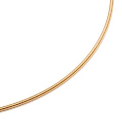 Softspirale 1,40 mm vergoldet Stahlkern DCV Silber vergoldet
