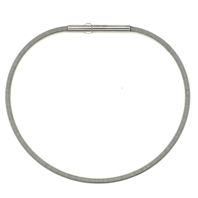 Armreif: Softspirale 2,00 mm DCV Edelstahl 17,5 cm 