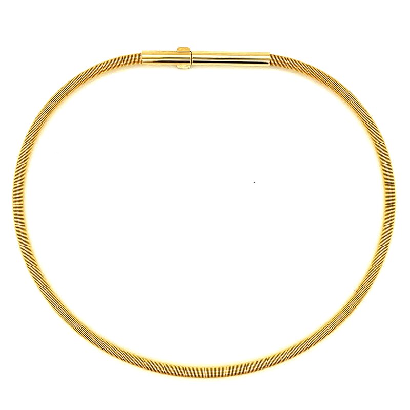 Armreif: Softspirale 2,00 mm vergoldet DCV Edelstahl vergoldet