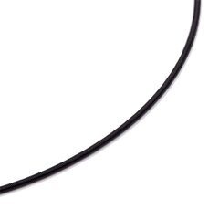 Armreif: Colour Spirale 1,40 mm schwarz 19,5 cm, DCV schwarz , eine Seite offen