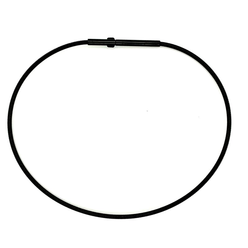 Armreif: Colour Spirale 1,40 mm schwarz Sonderlnge 