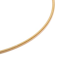 Softspirale 2,00 mm vergoldet Stahlkern 40 cm DCV Silber vergoldet
