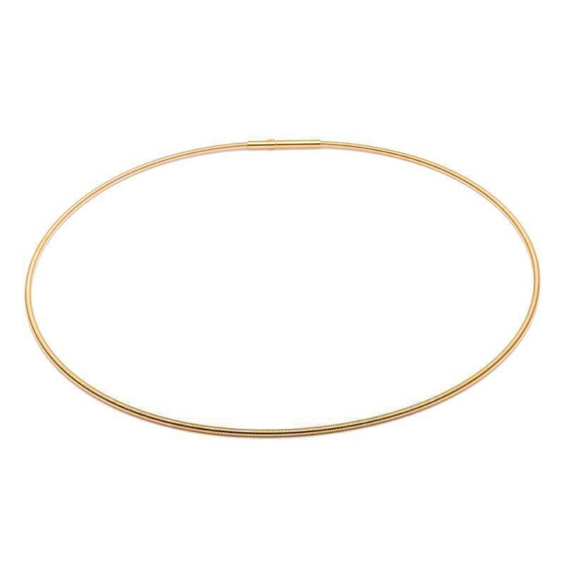 Softspirale; 2,00 mm; vergoldet; Stahlkern 60 cm
