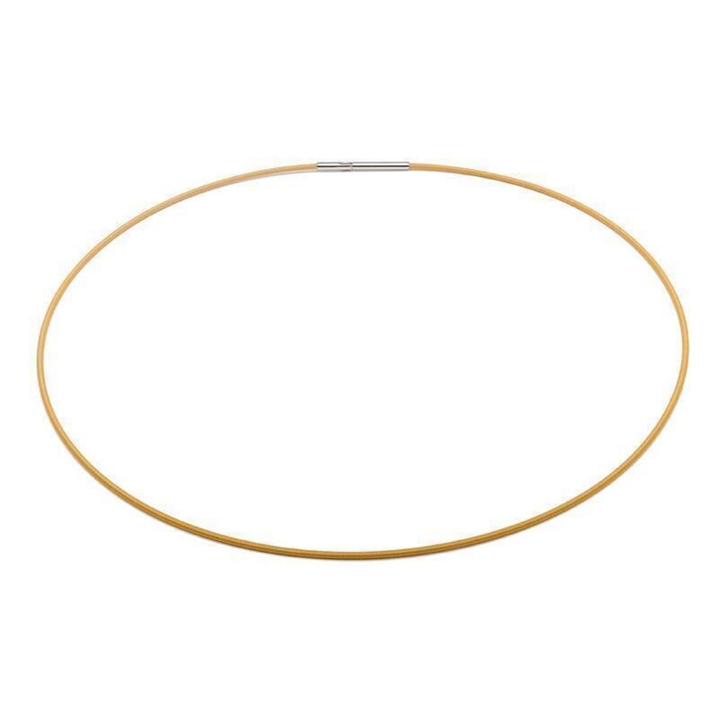 Colour Spirale; 1,40 mm; metallic-gold Sonderlänge DCV vergoldet