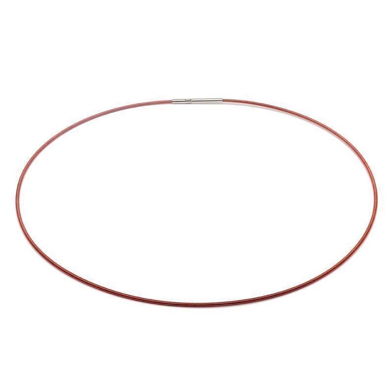 Colour Spirale; 1,40 mm; rot 50 cm DCV vergoldet