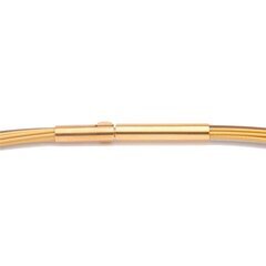 Colour Cable (2F) 0,50 mm 12-reihig metallic-gold & braun Sonderlnge DCV Edelstahl vergoldet