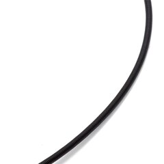 Colour Spirale 2,00 mm schwarz 42 cm W.-Schließe Edelstahl