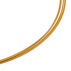 Colour Cable 0,50 mm 5-reihig metallic-gold 40 cm DCV Edelstahl