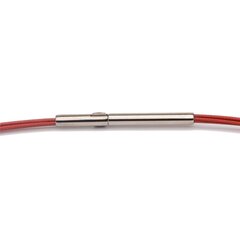 Colour Cable 0,50 mm 5-reihig rot 38 cm DCV Edelstahl