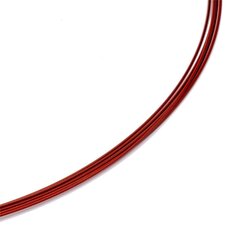 Colour Cable 0,50 mm 5-reihig rot 55 cm DCV vergoldet