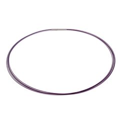 Colour Cable; 0,50 mm; 5-reihig; violett 40 cm DCV Edelstahl