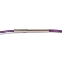 Colour Cable 0,50 mm 5-reihig violett 40 cm DCV Edelstahl