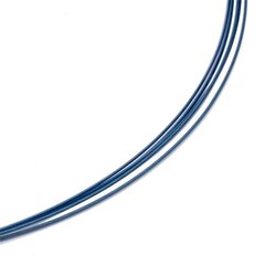 Colour Cable 0,50 mm 5-reihig blau 38 cm DCV Edelstahl