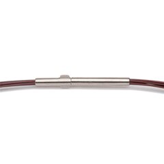 Colour Cable 0,50 mm 5-reihig braun 38 cm DCV vergoldet