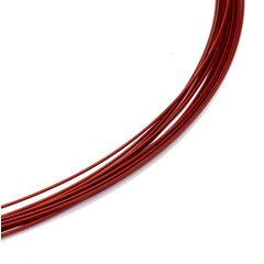 Colour Cable 0,50 mm 12-reihig rot 38 cm DCV vergoldet