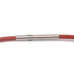 Colour Cable 0,50 mm 12-reihig rot 42 cm DCV vergoldet