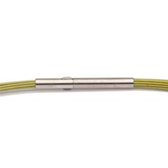 Colour Cable 0,50 mm 12-reihig grün 38 cm DCV Edelstahl