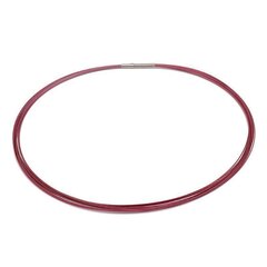 Colour Cable; 0,50 mm; 12-reihig; pink 38 cm DCV vergoldet